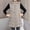 Khaki, variant on Brondbend Women's Jackets Women’s Winter Coat Hooded Sleeveless Pocket Zipper Outerwear Solid Color Stylish Loose Fit Coats Ladies Work Tops Black