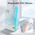 thumbnail image 3 of Guantes 100 unidades de guantes desechables de PVC transparentes gruesos protectores cosméticos para salones de belleza estudios de bordado ANGGREK Otros, 3 of 8