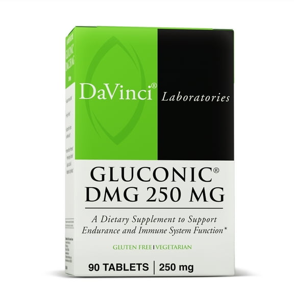 DaVinci Labs Gluconic DMG 250 mg - Support Immune System Function* - 90 Chewable Tablets