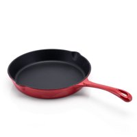 Better Homes & Gardens Enameled Cast Iron Fry Pan, Red
