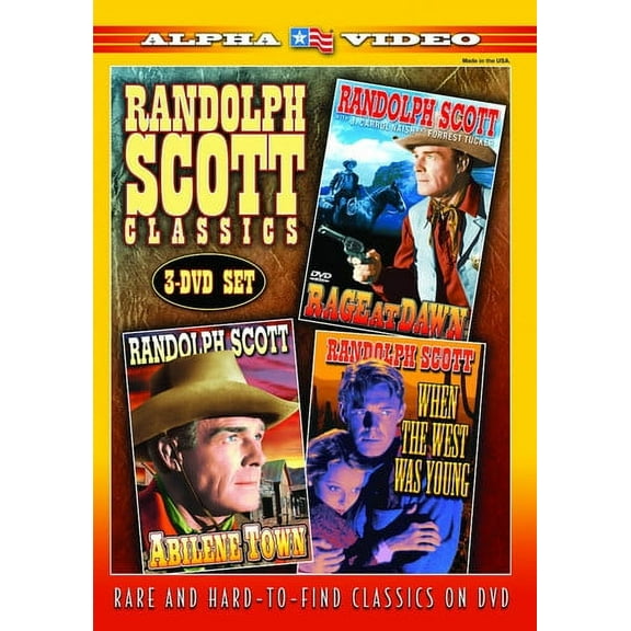 Randolph Scott Classics (DVD), Alpha Video, Western