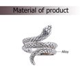 thumbnail image 3 of 1 anillo ajustable con forma de serpiente elegante, anillo Retro de Cobra, decoración de dedo con personalidad, anillo de fiesta para hombres y niños (No.10), 3 of 5