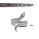 thumbnail image 3 of 1 anillo ajustable con forma de serpiente elegante, anillo Retro de Cobra, decoración de dedo con personalidad, anillo de fiesta para hombres y niños (No.10), 3 of 5