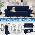 thumbnail image 6 of JIATER 1-Piece Sofa Cover Stretch Couch Cover Washable Sofa Slipcover Furniture Protector for Loveseat Sofa,Navy, 6 of 8