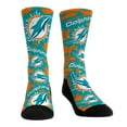thumbnail image 4 of Unisex Rock Em Socks  Miami Dolphins Fan Favorite Three-Pack Crew Sock Set, 4 of 4