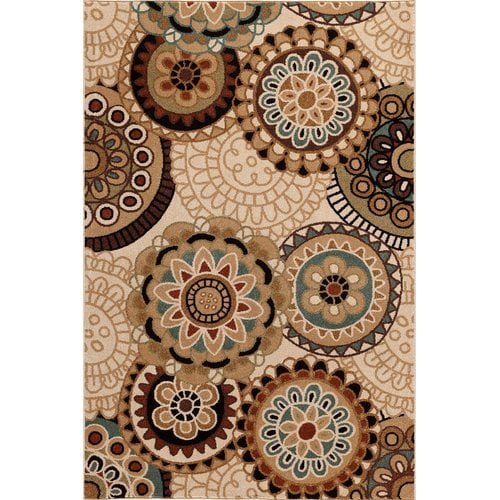 Central Oriental Soprano Bone Camarillo Area Rug