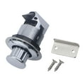 thumbnail image 2 of koolsoo VR Ressort Tourner pour Ouvrir Bouton Loquet Accessoires Installation Simple Universel Chrome, 2 of 9