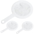 thumbnail image 2 of Ikoopy 3Pcs Kitchen Fine Nylon Mesh Strainer Efficient Sieve Cloth Nylon Food Yogurt Mesh Sieve Heat Resistant Plastic Sieve Fine, 2 of 3