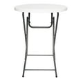 thumbnail image 2 of 32" Rhino Plastic Round Cocktail Bar Height Folding Table, 2 of 5