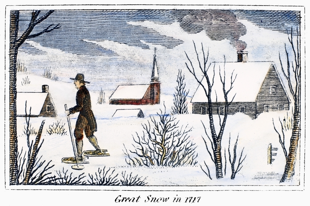 Great Snow Of 1717 Naftermath Of The Great Snow Of 1717 A Series Of