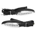 thumbnail image 1 of 2 Pcs 12V Motorcycle Turn Signal Flowing Light Amber Waterproof Blinkers Indicator Lamps Universal Fit for Motorbike ATV, 1 of 5