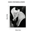 thumbnail image 2 of ARISTURING Calla Lily Canvas Wall Art: Black and White Flower Artwork Modern Floral Wrapped Canvas Picture Prints Elegant Living Room Painting Photography Ready to Hang for Bedroom Bathroom Office, 2 of 5