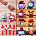 thumbnail image 2 of TUEUIO1,Adjustable Clap Ring Toy Xmas Party Circle Bracelet (random Style) Holiday--5pcs, 2 of 5