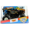 Hot Wheels Year 2013 Monster Jam 1:24 Scale Die Cast Official Monster Truck - DRAGON'S BREATH (W3349) with Monster Tires, Working Suspension and 4 Wheel Steering (Dimension - 7" L x 5-1/2" W x 4-1/2"