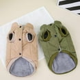 thumbnail image 6 of Winter Dog Jacket Warm Windproof Coat Soft Cotton Vest Cozy Pet Apparel for Small Dogs Short Legged Breeds Indoor Outdoor Activities Christmas Gift,Khaki L, 6 of 8