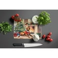 thumbnail image 2 of Vizsla Cozy Christmas Glass Cutting Board Large 12 in x 15 in, 2 of 5