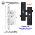 thumbnail image 2 of Door Lock, Electronic Door Lock With Tuya APP Remotely / Biometric Fingerprint /Smart Card / Password /Key ,Easy to Install, 2 of 7
