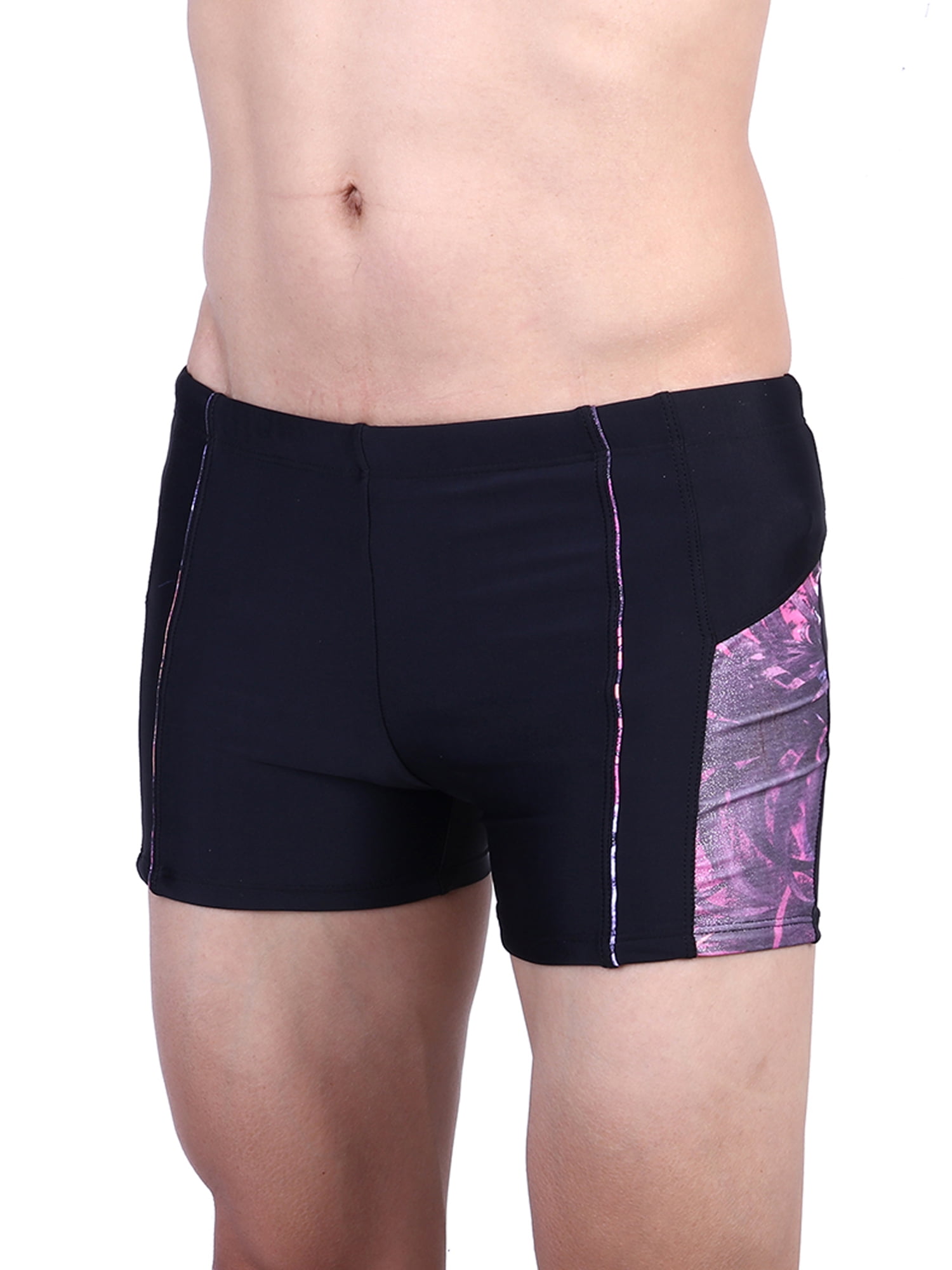 LELINTA Men's Athletic Jammers Square Leg Suit Comfortable Swimsuit