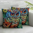 thumbnail image 3 of Pillow Cover Owl Throw Pillow Case Home Decor for Sofa Livingroom Couch Bed Decorative Gift, 3 of 5