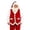 Red, variant on Mens Fluffy Xmas Santa Vest Flannel Sleeveless Warmy Vest Jackets Black XXL