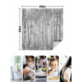 thumbnail image 5 of Cloth Napkins Set of 8 - 20x20 Inches, Gray Grey Forest Washable Reusable Table Napkins, Grey Modern Art Oil Painting Soft & Absortbent Dining Napkin for Party Wedding Hotel Restaurant, 5 of 8