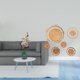 thumbnail image 2 of Figuras de payasos,Estatua de payaso,escultura,adorno de mesa,Manualidades de pared,Decoración de pared colgante. Ratán tejido artesanal.,Juego de decoración de pared Adorno decorativo para, 2 of 8