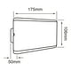 thumbnail image 5 of Lampara Muro Led Exterior Negro 12w Luz Suave Cálida Hled-11 Tecnolite, 5 of 5