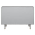thumbnail image 4 of Riverbay Furniture Six Drawer Wood Geo Texture Dresser in Gray, 4 of 5