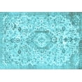 thumbnail image 1 of Ahgly Company Indoor Rectangle Persian Light Blue Traditional Area Rugs, 2' x 4', 1 of 4