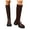 Brown, variant on Platform Knee High Boots for Women Chunky Heeled Leather Slip On Stretch Knee Length Riding Booties