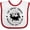 White and Red, variant on Inktastic The Great Smoky Mountains Are Calling Boys or Girls Baby Bib