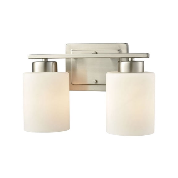 CN579212-Thomas Lighting-Summit Place - Two Light Bath Vanity-Brushed Nickel Finish