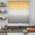 thumbnail image 4 of Color Gradient Pattern Sheer Curtains 84 Inch Length, Light Filtering Voile Curtain Panel, Rod Pocket Drapes Window Treatments for Living Room Bedroom 52"x84", 4 of 9