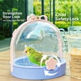 thumbnail image 5 of Large Spacious Bird Cage For Outdoor Adventures Breathable Plastic Construction Includes Detachable Floor Grids, 5 of 8