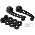 thumbnail image 1 of 1 Set Car Window Handle Aluminum Alloy Window Crank Handle Universal Car Window Handle- Black, 1 of 4