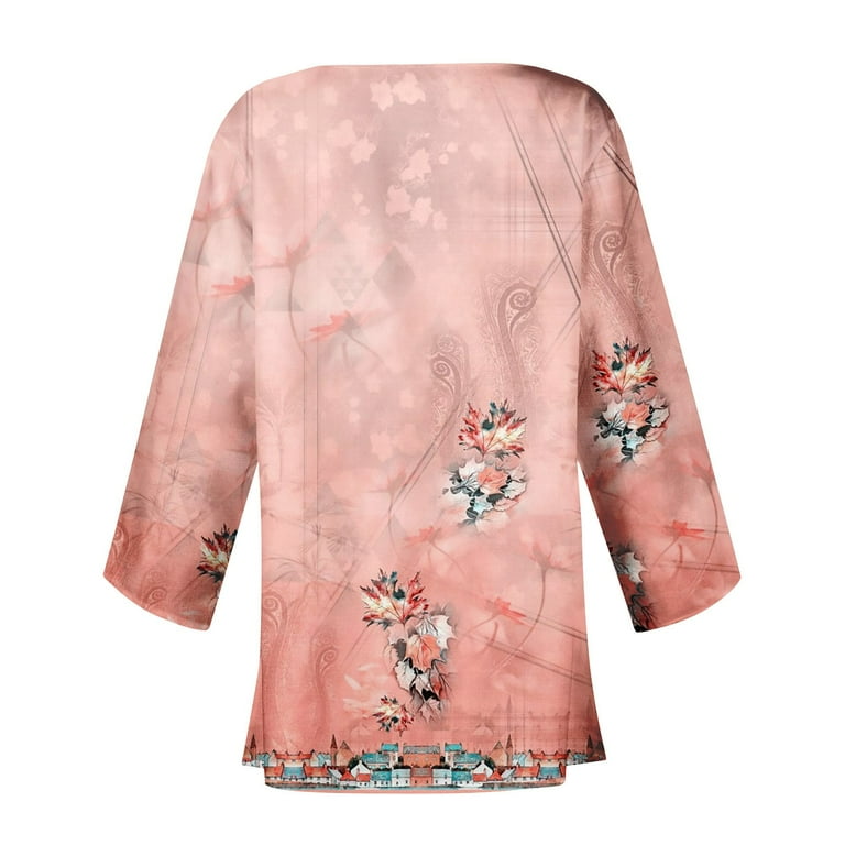 GIPQJK Plus Size Shrug 3/4 Sleeve Womens Summer Cardigan