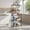 5-Tier Black, variant on Spaco 4-Tier Heavy-Duty Black Metal Storage Shelving Unit, 1000 lb Capacity, V-Shaped Wire Shelves, Adjustable & Tool-Free Assembly for Garage, Pantry & Basement, Black