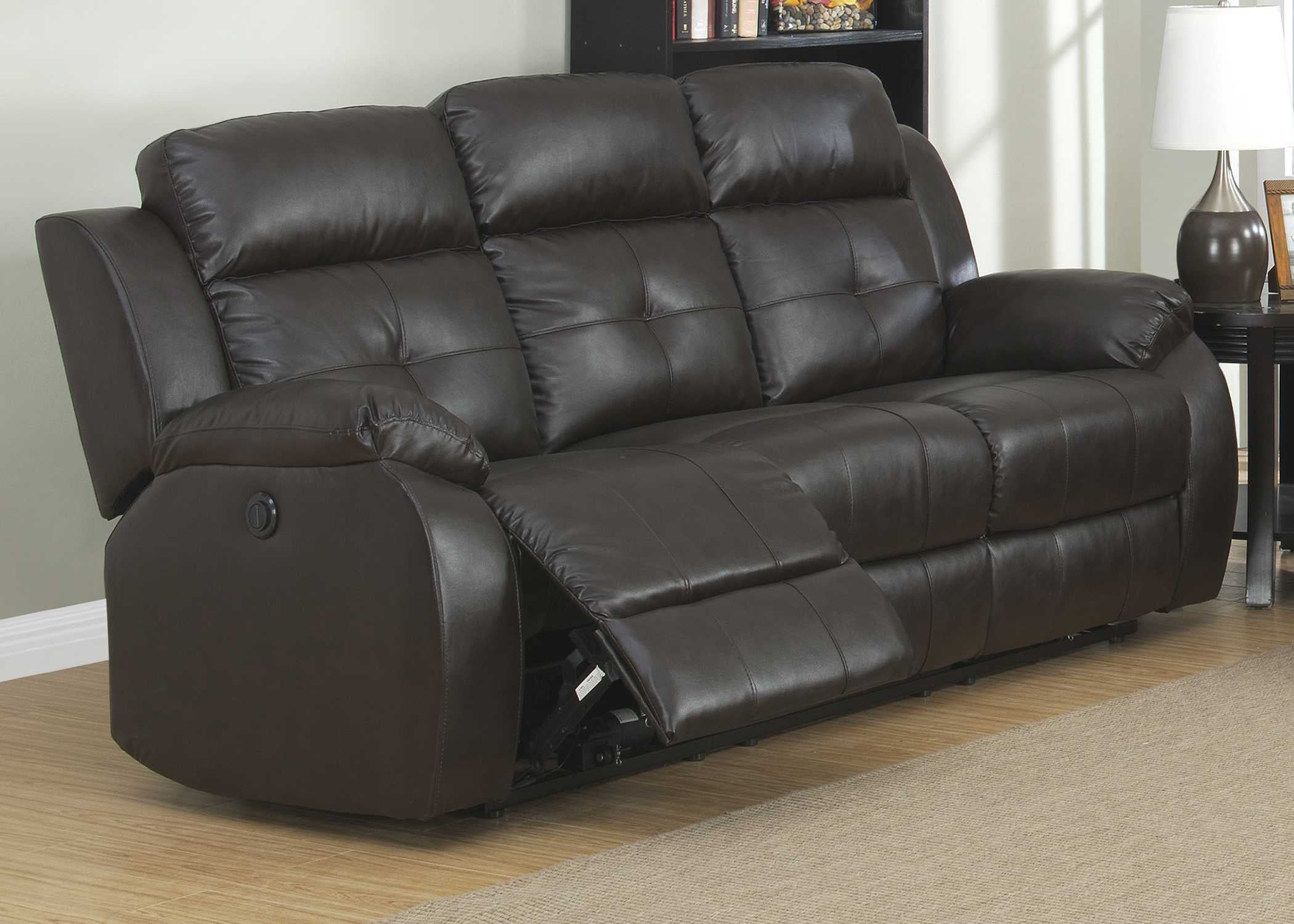 barington leather power reclining sofa