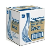 Chevron Supreme Synthetic Blend Motor Oil 5W-20, 1 Quart