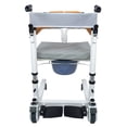 thumbnail image 2 of Silla de Transferencia Hidráulica Traslado con Cómodo Sanitario | Grúa para Levantar Paciente, Elevador para Adulto Mayor, Marco de Acero, Ajustable, Auxiliar para Baño, 2 of 4