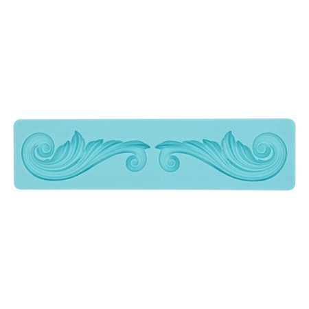 UPC: 0195158469165 | Baroque Silicone Fondant Border Mold by Celebrate It®