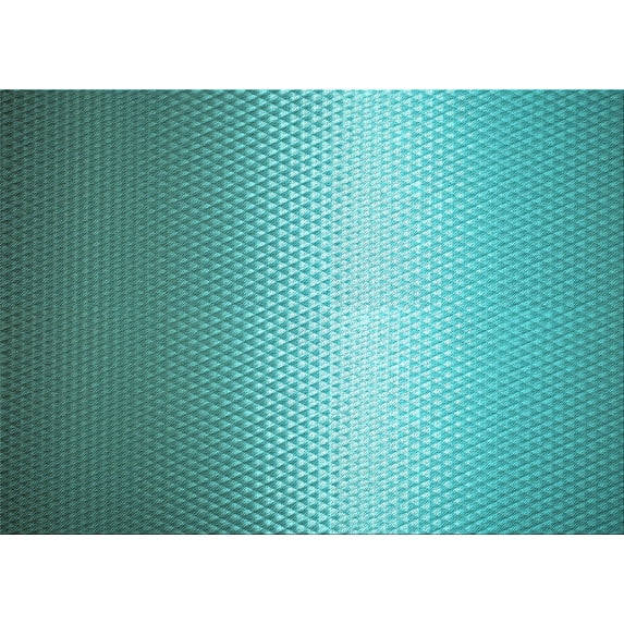 Ahgly Company Indoor Rectangle Patterned Dark Cyan Green Area Rugs, 2' x 4'