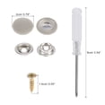 thumbnail image 3 of Unique Bargains 60pcs Car Roof Repair Rivets Auto Roof Snap Rivets Retainer Design Screw Cap Buckle Plaid Cloth, 3 of 9