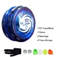 thumbnail image 1 of Ghost Hand Responsive Pro Level D1 Basic 2A Ball Bearing Yoyo for Fingertip Rope String Trick Game Looping Play Indoor Outdoor, 1 of 5
