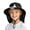 Black, variant on Sun Hats for Kids, Solar Powered Fan Wide Brim Sun Hat, Full Neck Flap Protection Breathable Outdoor Beach Hat for Spring Summer Kids Activities Navy