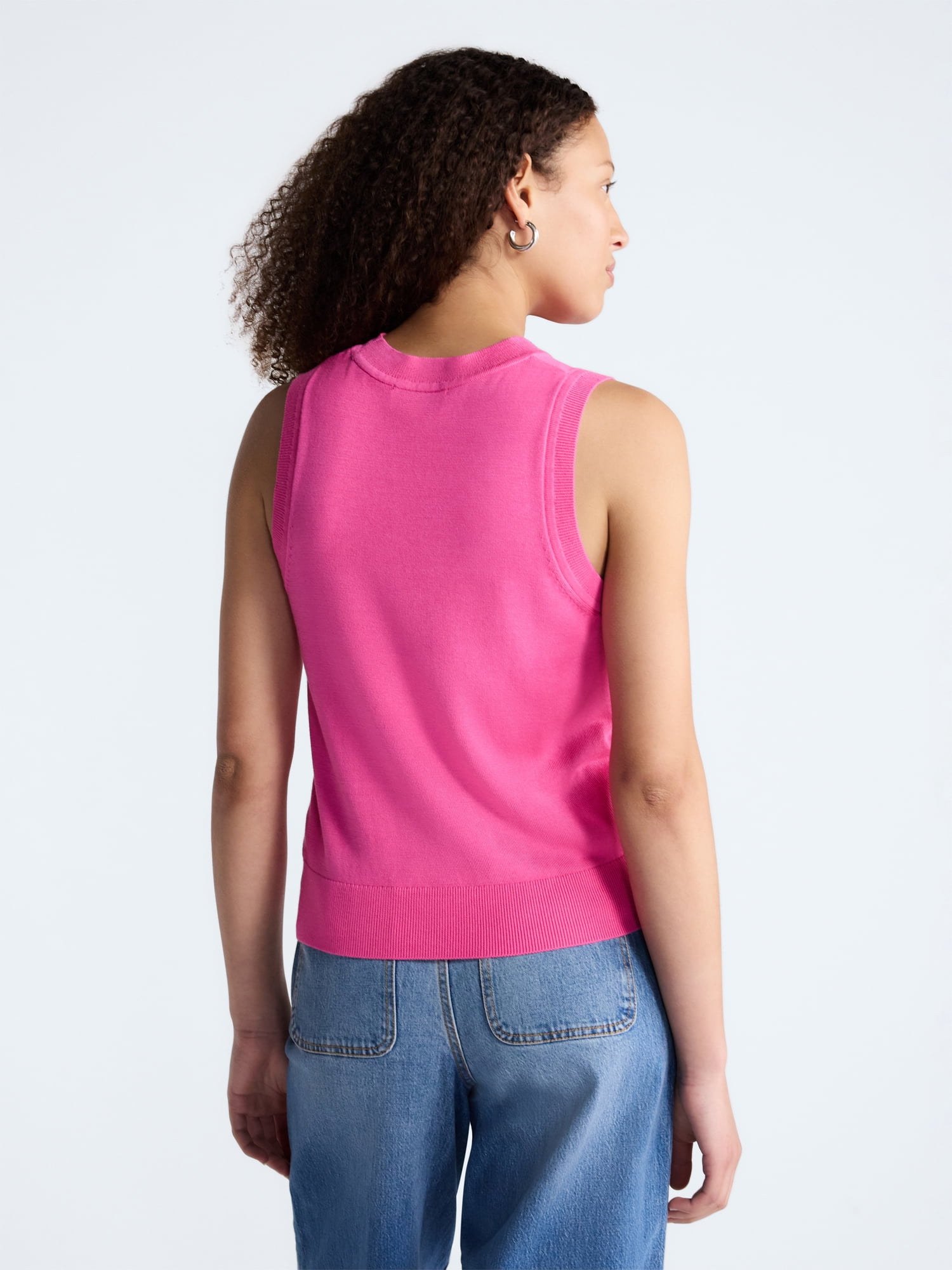 Free Assembly Women's and Women's Plus Graphic Sweater Shell, Sizes XS-4X