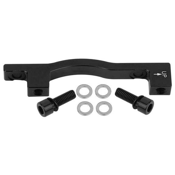 Durable Bike Disc Brake Mount Caliper Adapter A -F203 for MTB Mountain Bike Bicycle(black)
