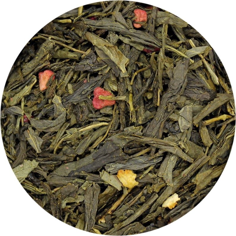 Special Tea Raspberry Orange Sencha Green Tea Pyramid 15 Sachets