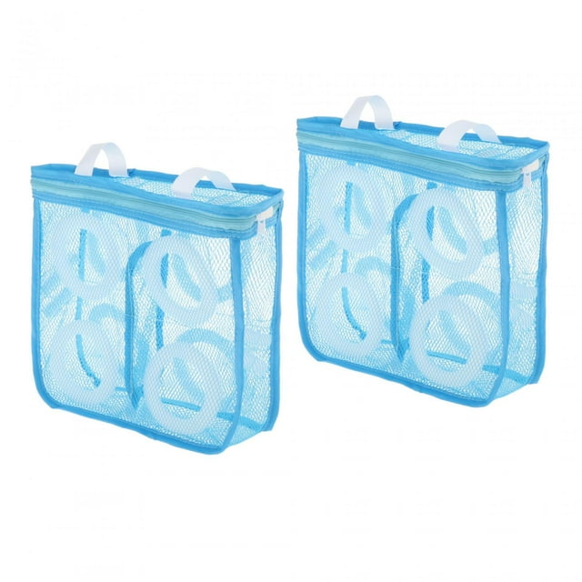 2 bolsas de malla para lavar zapatos, bolsas para lavar zapatillas de tenis. Azul