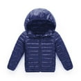 thumbnail image 2 of Esaierr Boys Girls Winter down Cotton Coats for Kids Toddler Teen 1-16Y Winter Hooded Lightweight Warm Cotton Jacket Big Boys Girls down Puffer Jackets, 2 of 7